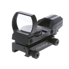 TRUGLO dual-color open dot sight with 34mm x 24mm window for fast target acquisition.