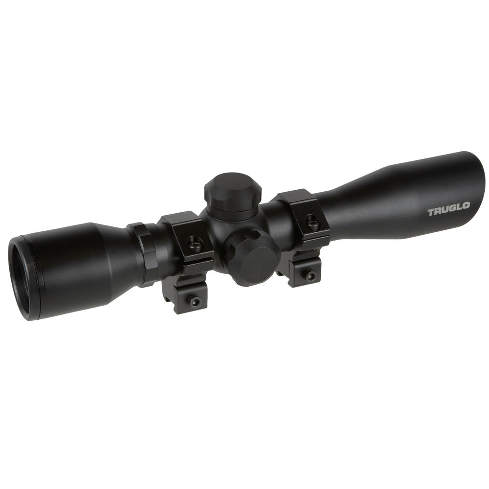 Duplex reticle visible through the TRUGLO scope