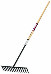 Truper Tru Pro asphalt rake with 60-inch ash handle for durability on rugged surfaces