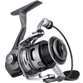 TRUSCEND 2000 spinning reel full metal body side view for durability