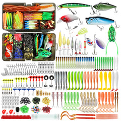 TRUSCEND lures kit box top view for versatile freshwater and saltwater setups