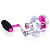 TRUSCEND slow jigging reel alloy body shows corrosion resistance for saltwater fishing.