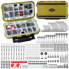TRUSCEND 255-piece fishing tackle kit with storage box