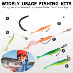 Adjustable divider tackle box for flexible organization