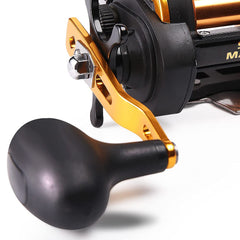 6.0:1 gear ratio label on reel body