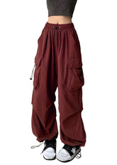 TSMNZMU women's baggy cargo pants front pocket for easy daily carry.