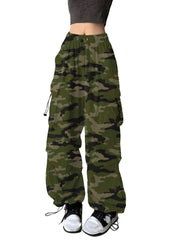 TSMNZMU women's baggy cargo pants with full length legs and front pockets for versatile daily wear