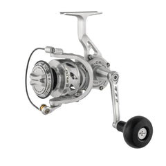 TSUNAMI Saltx II body close‑up showing rugged aluminum construction for saltwater use.