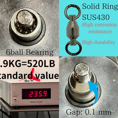 Brass body with stainless steel welded rings for durability