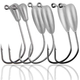 Tube jig heads 12-pack in reusable box for bass fishing