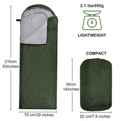 Tudomro polyester-shell sleeping bag demonstrates weather resistance for outdoor adventures.