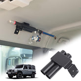 Tumukiw car roof fishing rod holder mounted on INEOS Grenadier for easy transport