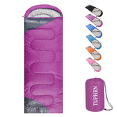 Tuphen sleeping bag for adults with roomy fit for camping