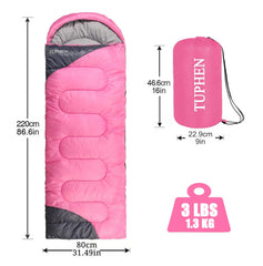 Tuphen sleeping bag microfiber liner close-up highlights soft touch and warmth.