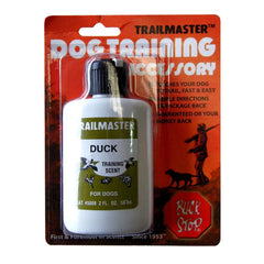 Turner Richards TrailMaster Duck Scent bottle for realistic scent cues in bird dog training.