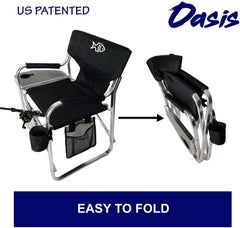 Tuscany Pro Oasis foam padded armrests for comfortable lounging.