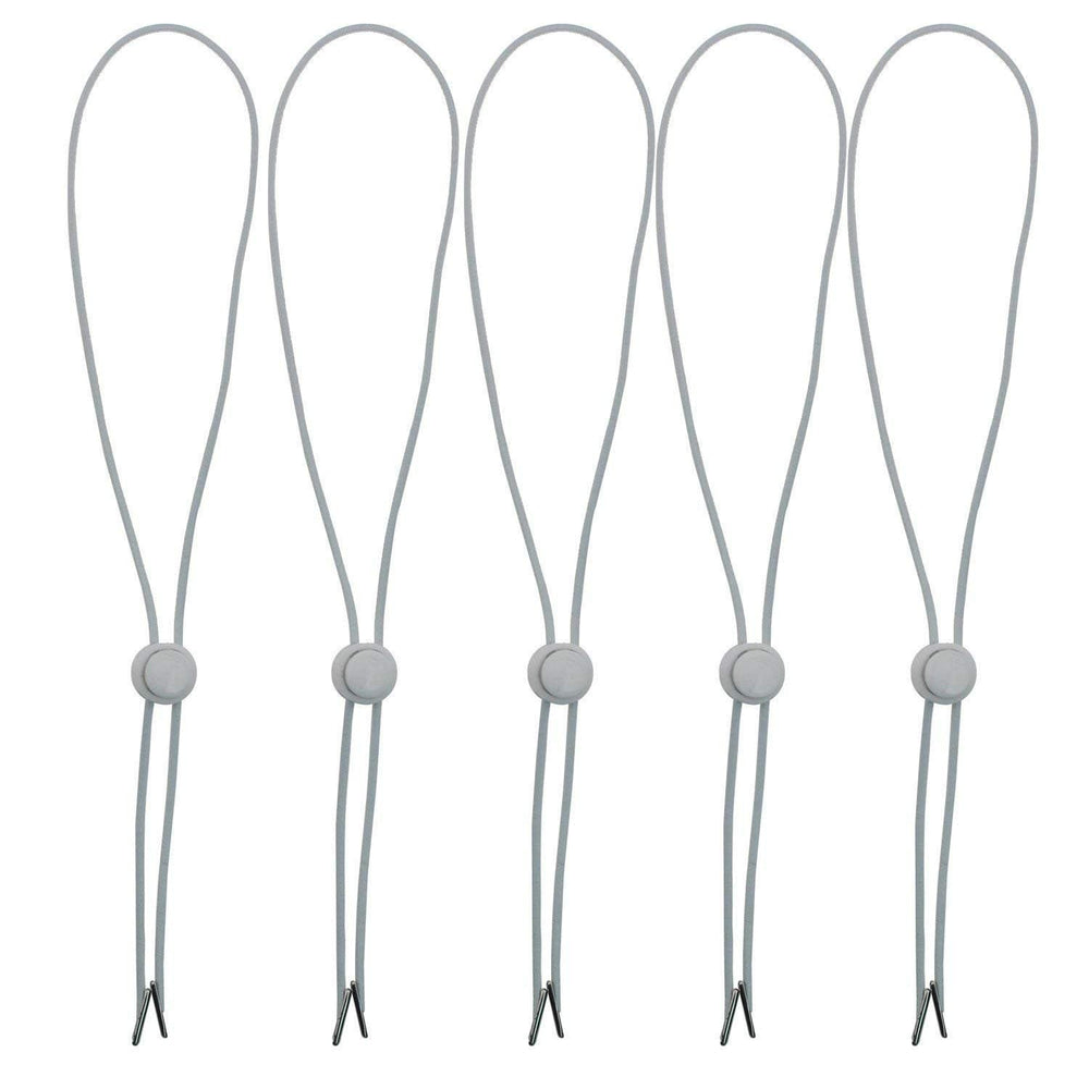 Tvoip hat chin cord white set of 5 - full product view