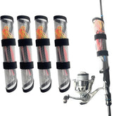 TVYTYAT 4 Pack Lure Wrap Grey - clear PVC lure covers laid flat (9x7.5 in)