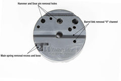 Block used for assembling and disassembling 1911s and 10/22s