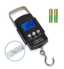 Close-up of stainless steel hook and metal hand strap on TXY scale