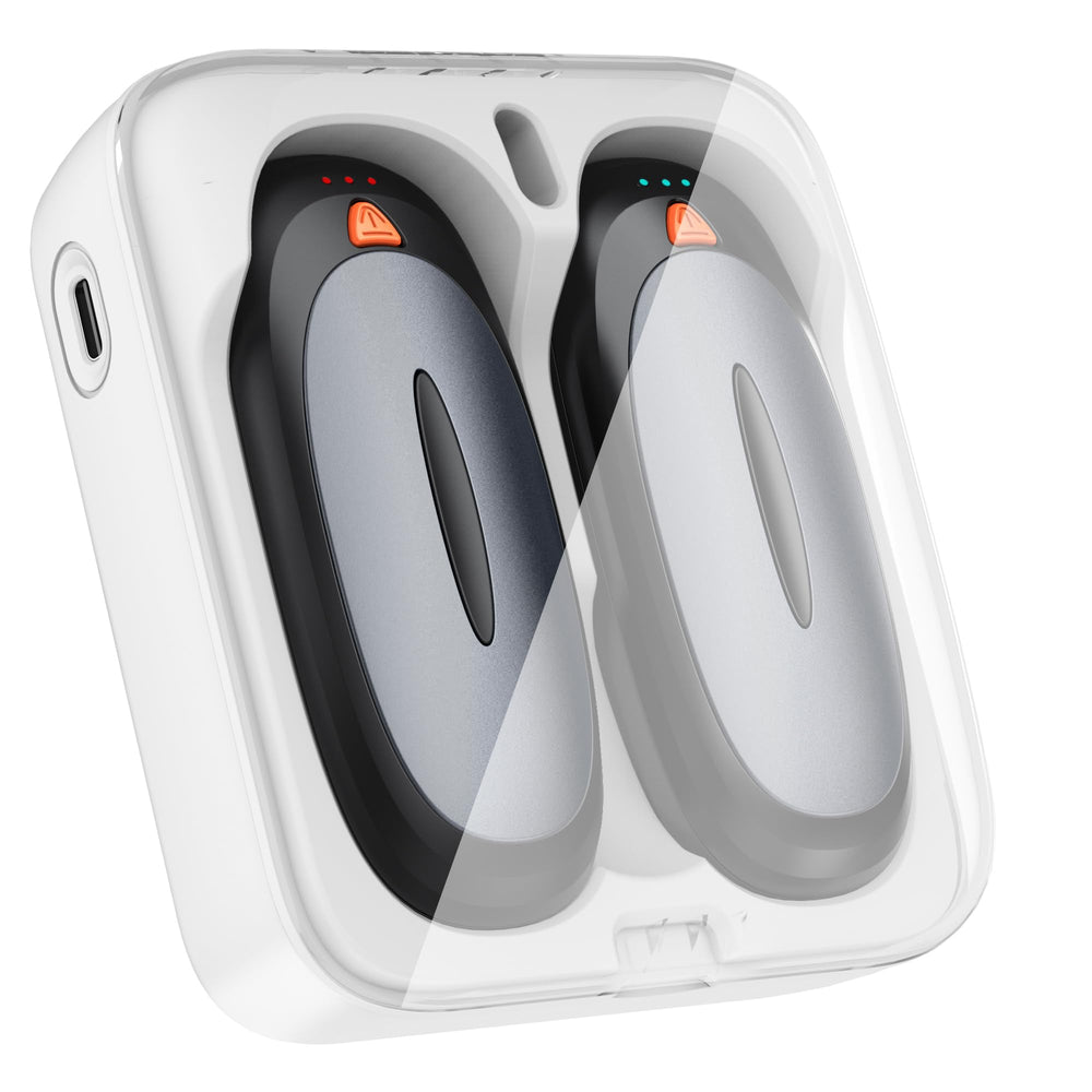Tydse rechargeable hand warmers with 10000mAh case deliver all-day warmth for outdoor adventures.