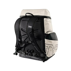 TYR Alliance 45L backpack side view with spacious main compartment and sturdy straps