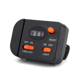 TYTOGE clip-on rod fishing line counter attached to fishing rod