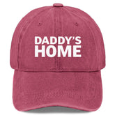 Tywonmy Daddy's Home cap front view in wine red, ideal for everyday casual style.