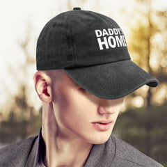 Tywonmy Daddy's Home Hat in outdoor use, ideal for fishing or hiking.