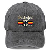 Tywonmy Oktoberfest Eagle Flag Hat front view with adjustable fit for all-day comfort