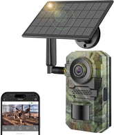 Tziarp cellular trail camera front view for off-grid wildlife monitoring.