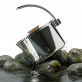 Überleben Kessel stainless-steel camp kettle 37oz ready for outdoor cooking and coffee