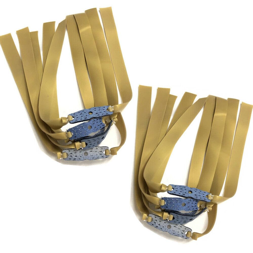 UCCKEYI flat rubber bands for slingshot hunting, durable and high resilience for precision shots