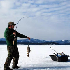 UCCKEYI reel handle provides smooth rotation during long fishing sessions.