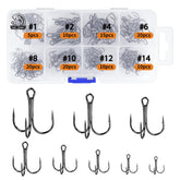 UCEC Treble Hooks Kit 110pcs - size #1