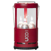 UCO Candlelier lantern front view, rugged aluminum for dependable campsite lighting.