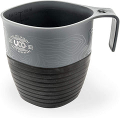 UCO collapsible cup 12oz grey compact for travel and backpacking