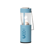 UCO Original Candle Lantern folded compactly for easy camp transport.