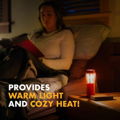 UCO Original Candle Lantern viewing slot lets you monitor burn time at a glance.