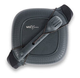 UCO recycled ECO mess kit plate sits steady with rubberized bottom for stable dining outdoors