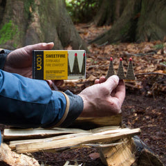 UCO Sweetfire strikeable firestarter with built-in striker for easy ignition