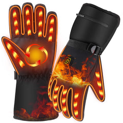 UDOGI heated gloves main view illustrating a snug fit for cold weather