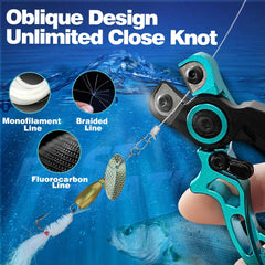 Aluminum handle of UEDGER fishing line cutter