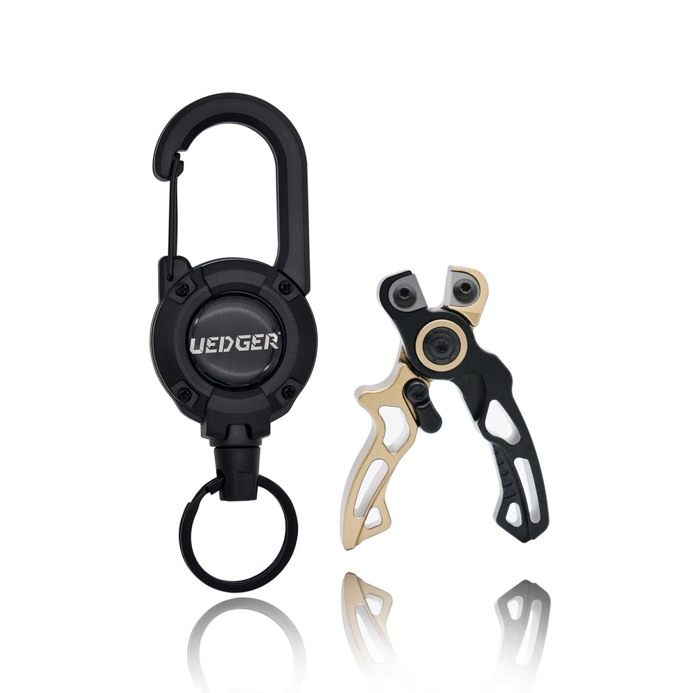 UEDGER Fishing Line Cutter in Gold with Retractor