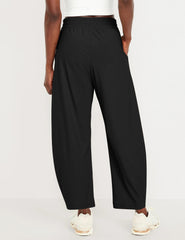 Ugerlov womens barrel pants ankle hem showcased for easy movement.