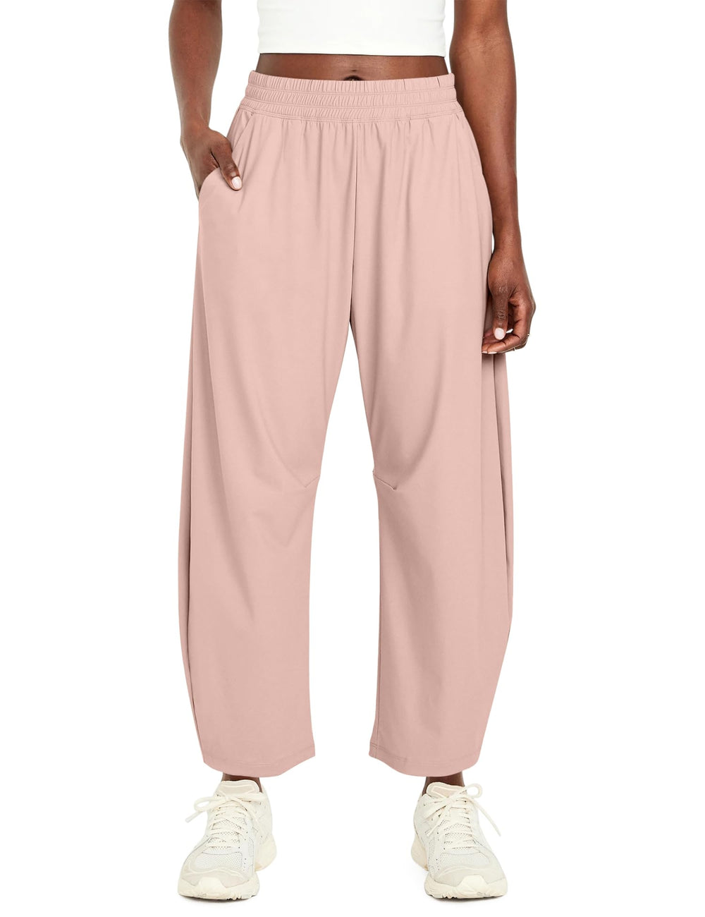 Ugerlov womens barrel pants front view shows sleek silhouette for everyday comfort