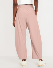 Ugerlov women's barrel pants pink quick-dry fabric keeps you cool during activity.