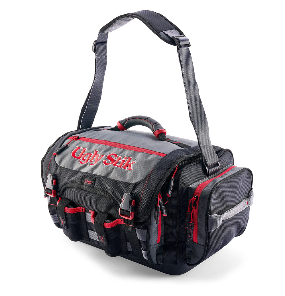 Ugly Stik 3700 tackle bag exterior view for rugged fishing trips