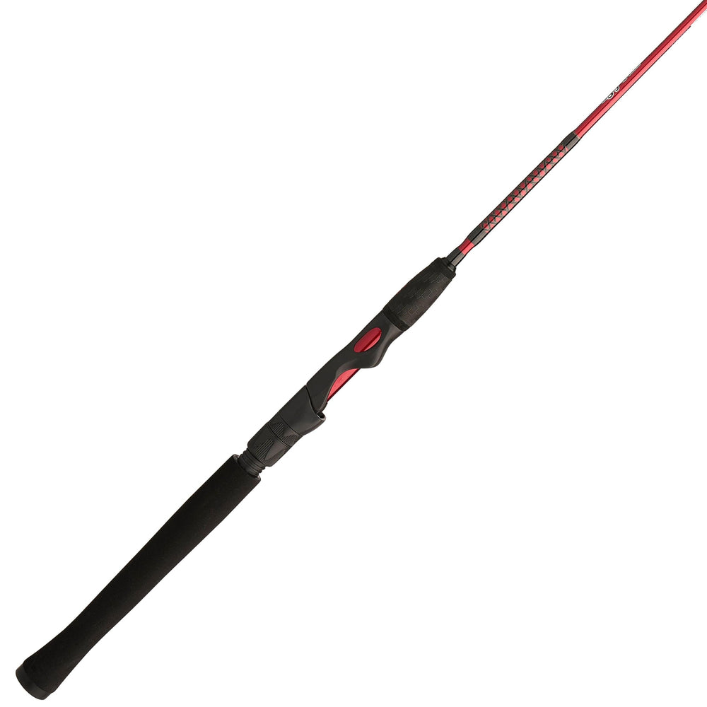 Ugly Stik Carbon Crappie spinning rod front view highlighting lightweight graphite construction for improved bite sensitivity.