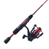Ugly Stik Carbon Ice 36 inch spinning rod with graphite tip delivering crisp ice action.